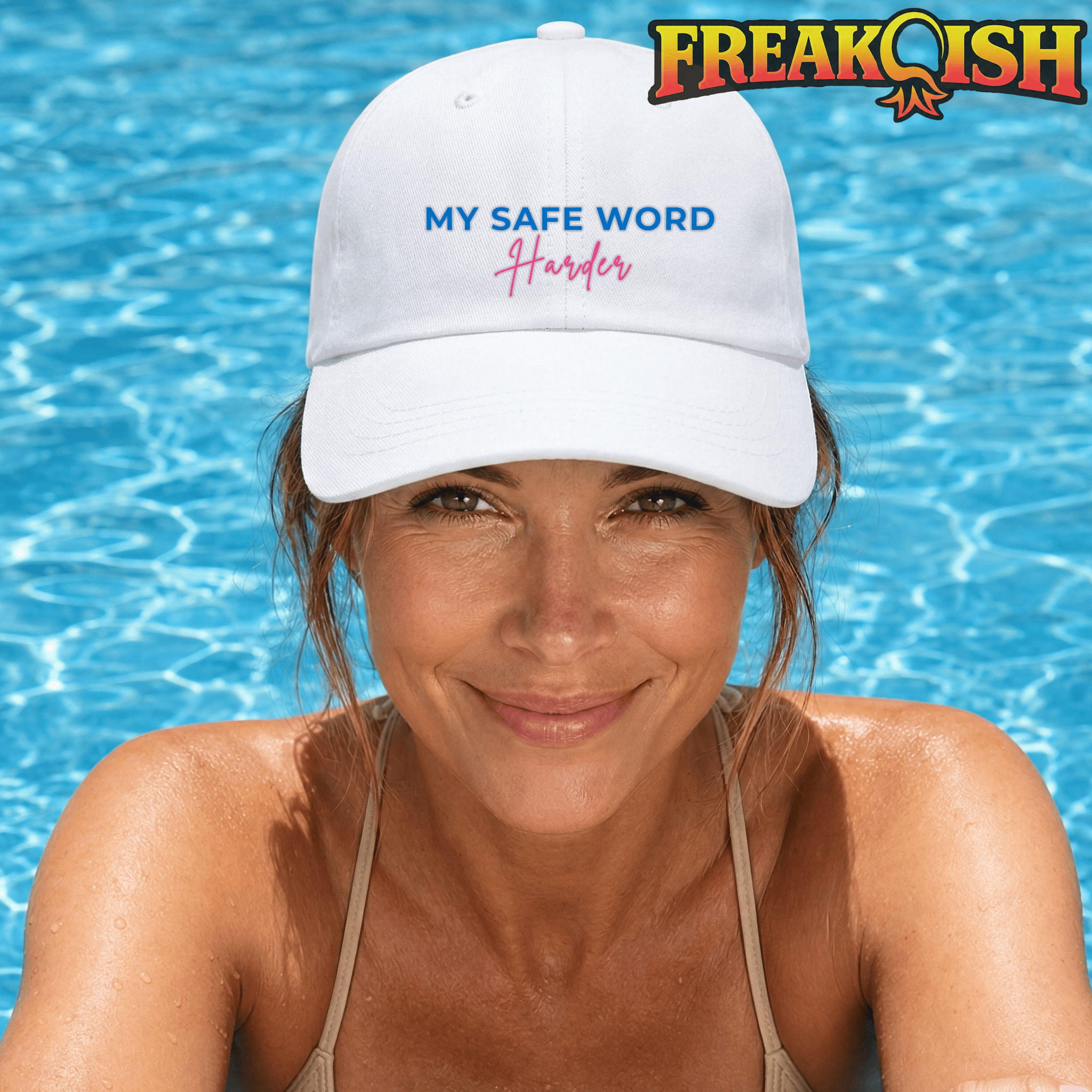 Safeword is Harder Embroidered Hat | FREAK-ISH