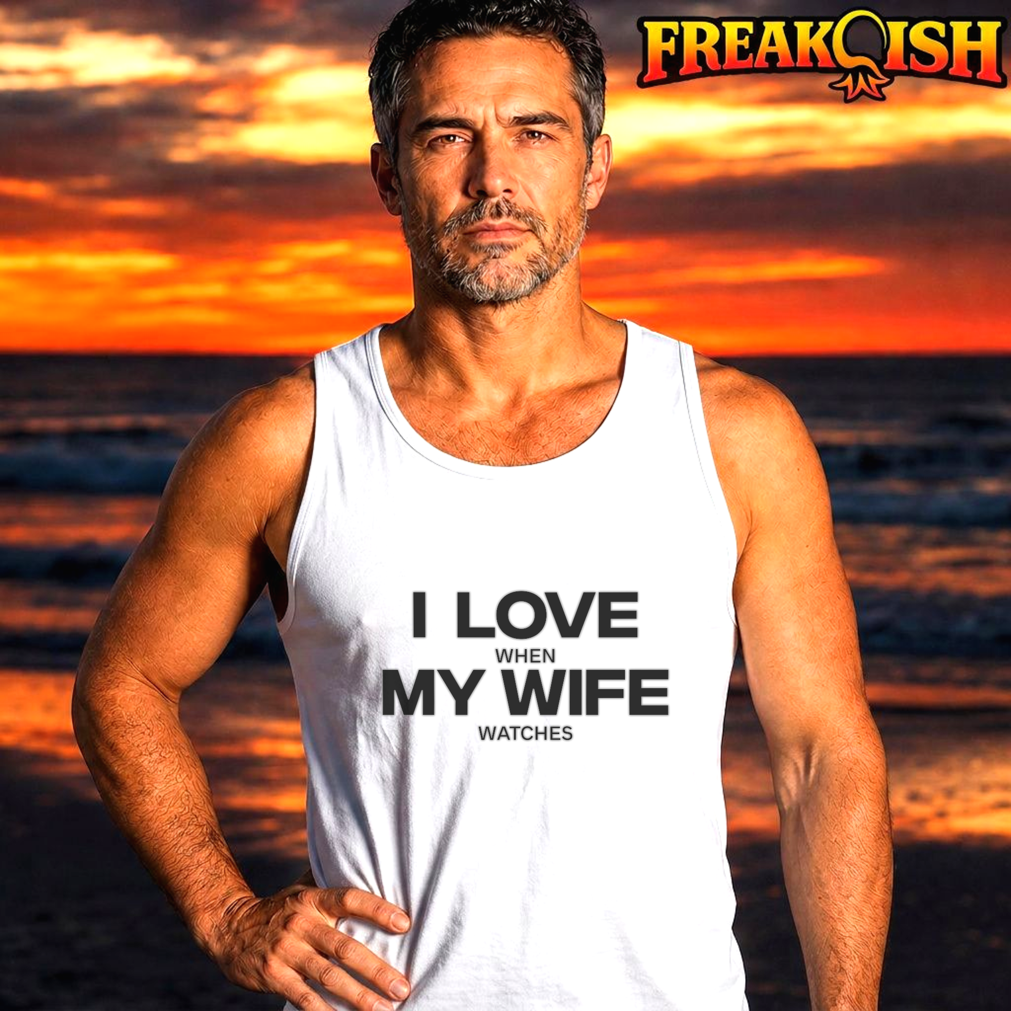 I Love When My Wife Watches Men's Tank | FREAK-ISH