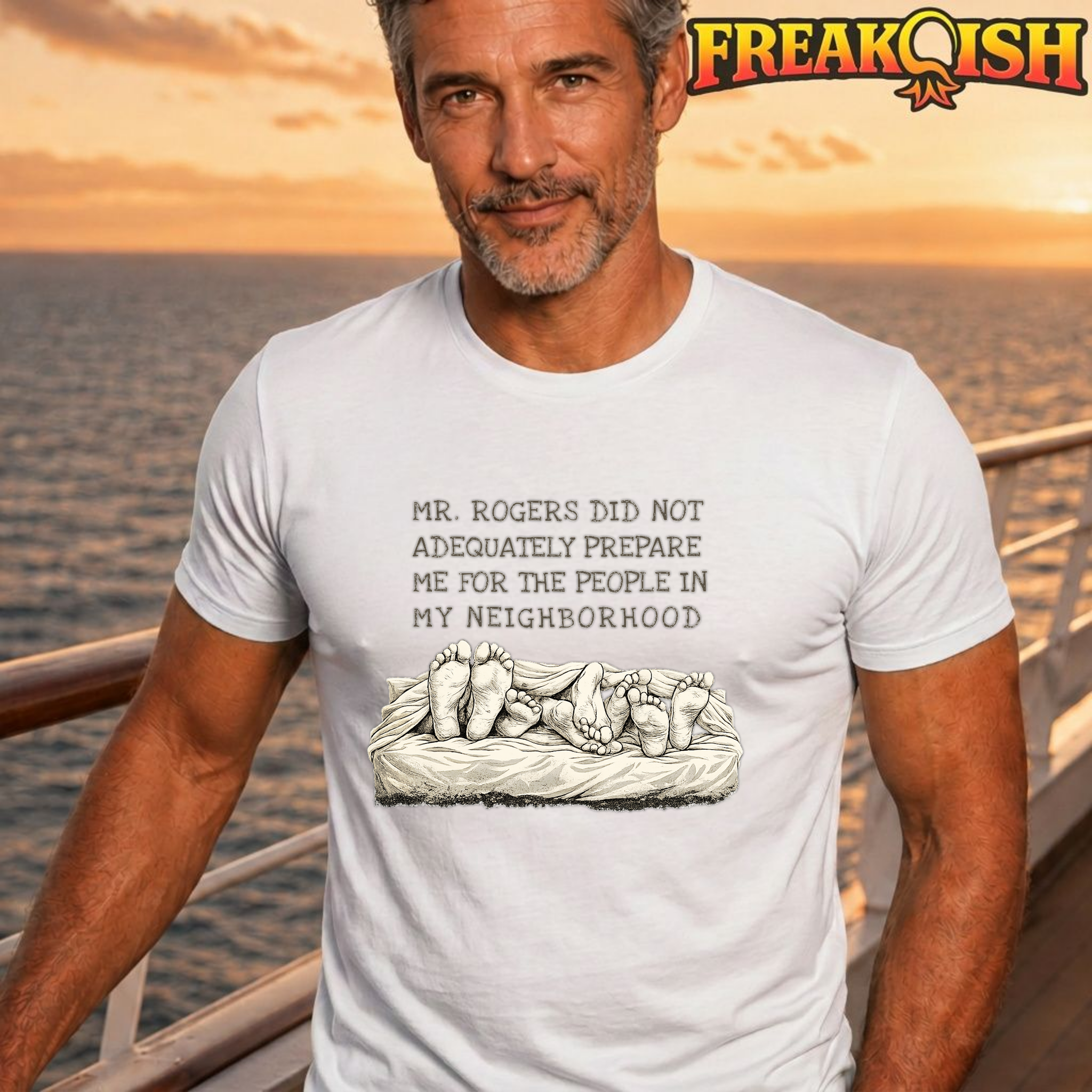 Mr. Rogers Did Not Adequately Prepare Me Unisex Tee | FREAK-ISH